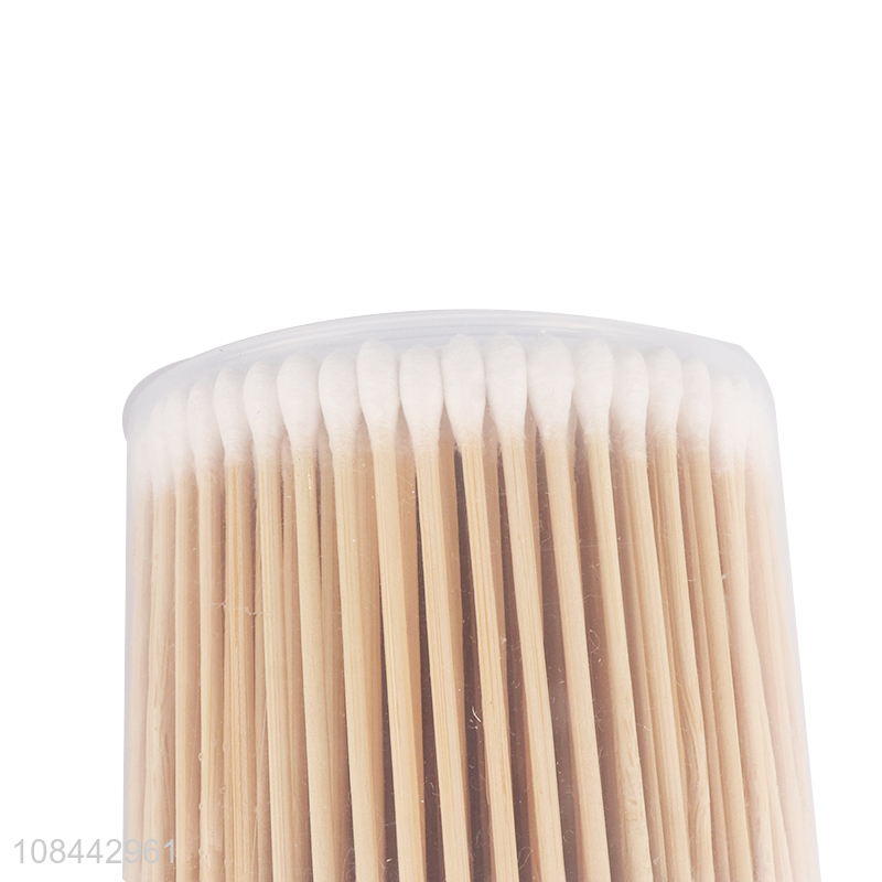 Good quality 100pcs cotton swabs for cosmetic purpose & ear cleaning