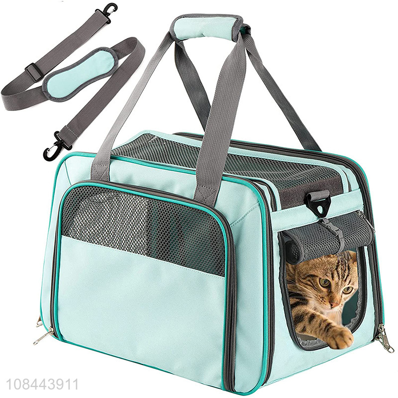 Good quality outdoor travel pet carrier bag shoulder bag