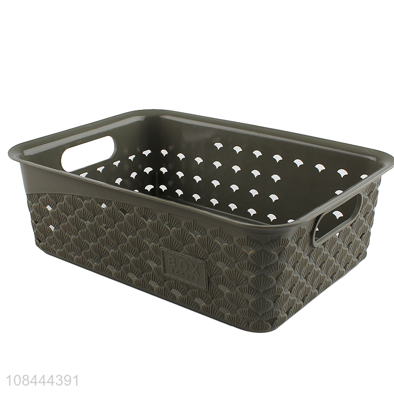 Wholesale ginkgo leaf design storage basket multi-function storage organizer