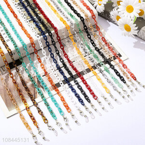 High quality creative acrylic glasses chain for sale