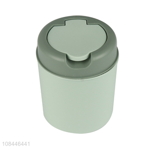 Hot selling mini plastic desktop waste trash small tabletop trash can