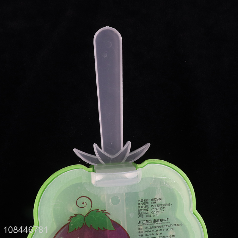 Latest products grape shape household ice pop mould for sale