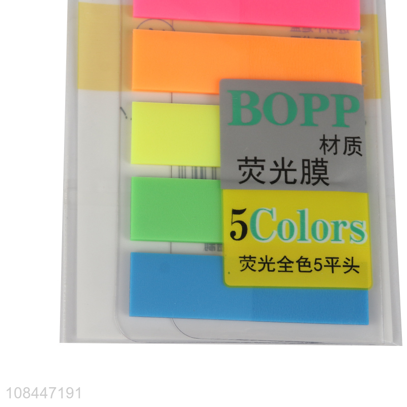 Hot selling 100 sheets fluorescent post-it notes sticky notes