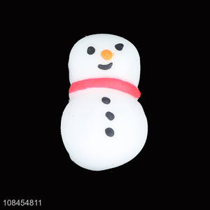 Popular products snowman shape squeeze toys tpr toys for sale