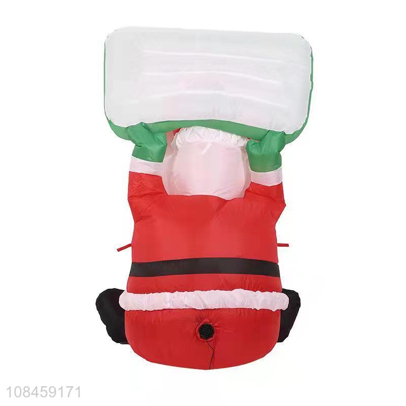 Factory wholesale christmas decoration santa claus model inflatable toys