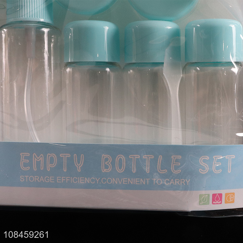 High quality plastic travel bottle empty bottle set