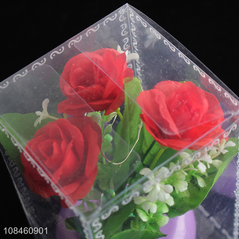 New arrival plastic crafts artificial flower fake flower for decoration