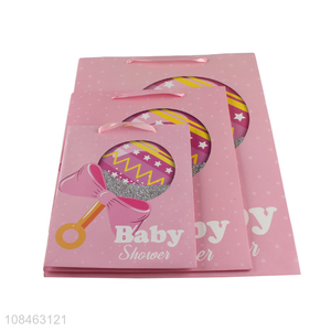 Cheap price pink printed paper gifts  bag shopping bag for sale