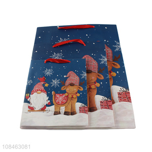 Good quality cartoon printed shopping bag gifts bag with <em>handles</em>