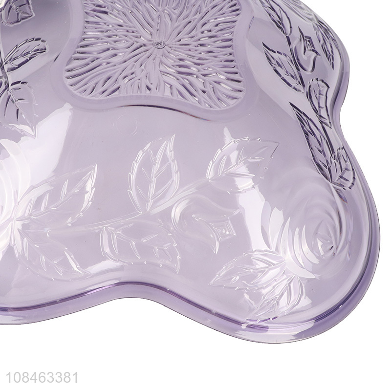 Factory price creative carving plastic fruit tray