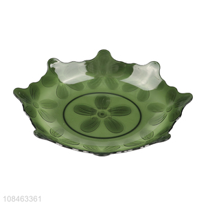 Yiwu market green fruit tray plastic dishes wholesale