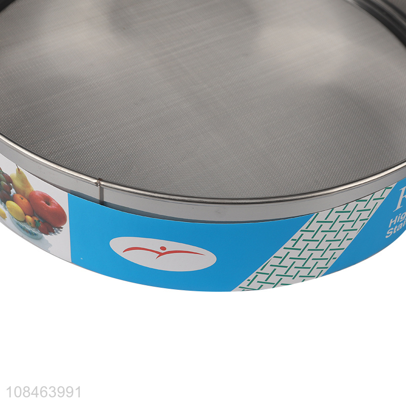 Factory wholesale stainless steel flour sifter for baking