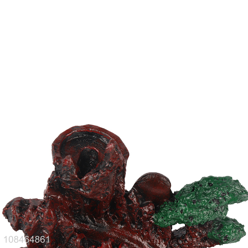 Wholesale resin backflow incense burner resin waterfall incense holder