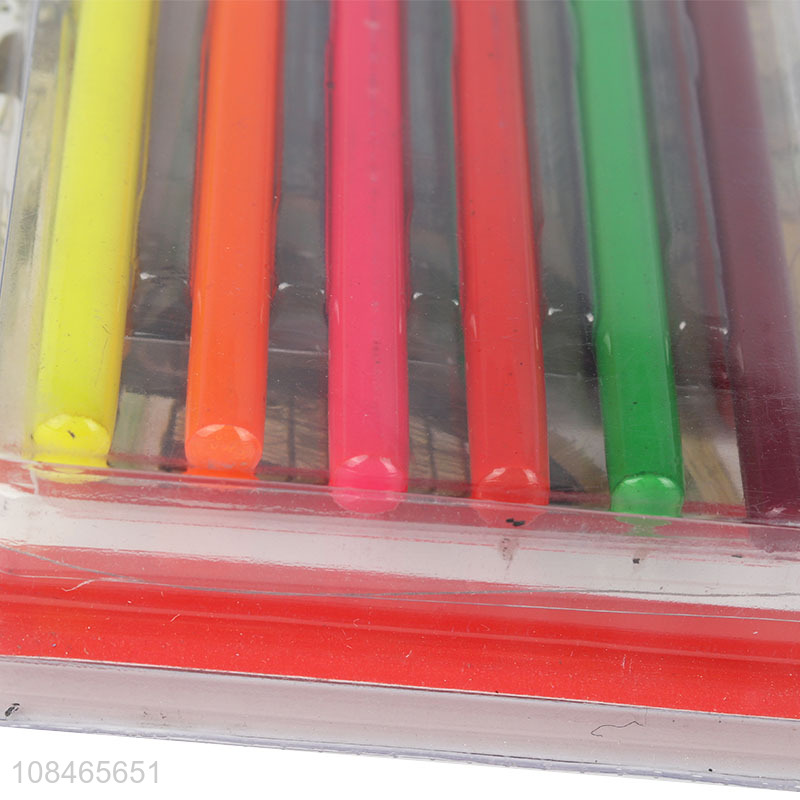 Popular products 12pieces non-toxic colored pencils for sale