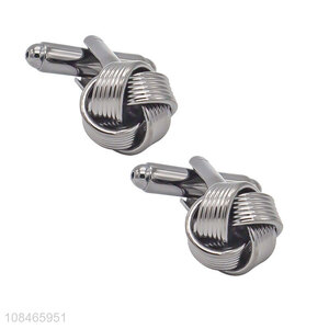 Good price simple fashion metal cufflinks wholesale