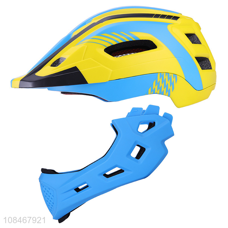 Factory price kids bike helmet full face scooter helmet child bike helmet