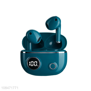 High quality 5.0 wireless bluetooth earbuds with led digital display