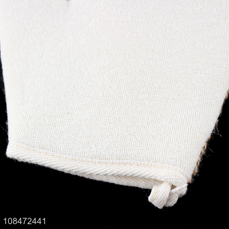 New arrival exfoliating shower bath gloves body scrub gloves for bath