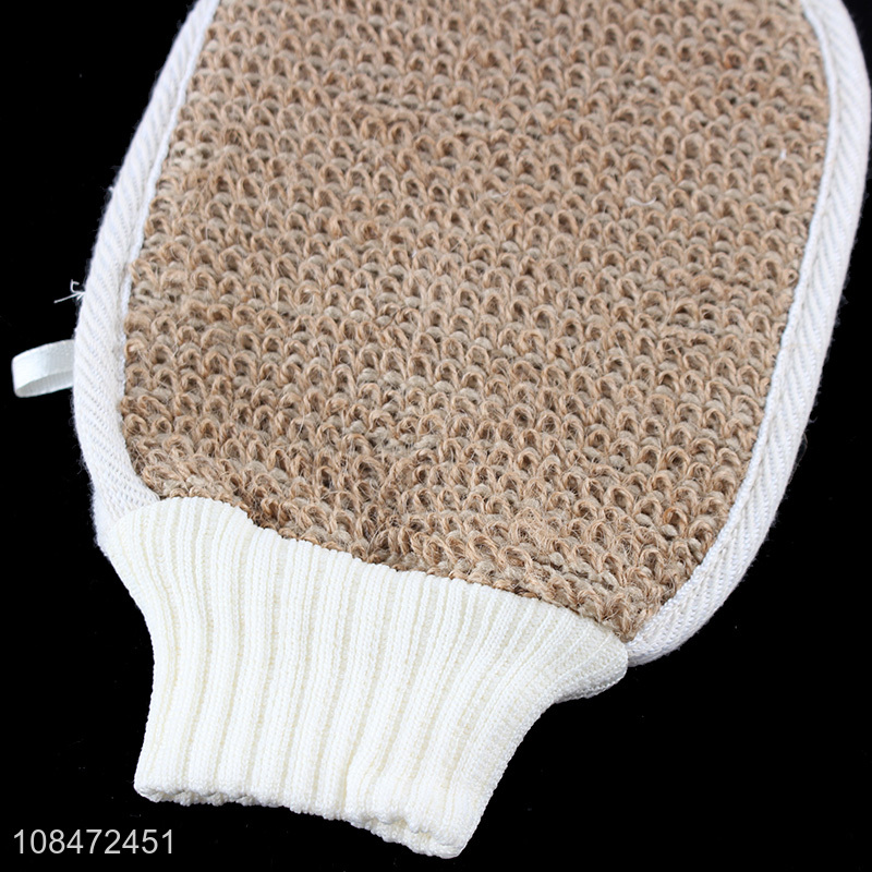 Good quality exfoliating shower mitts bath gloves for men women