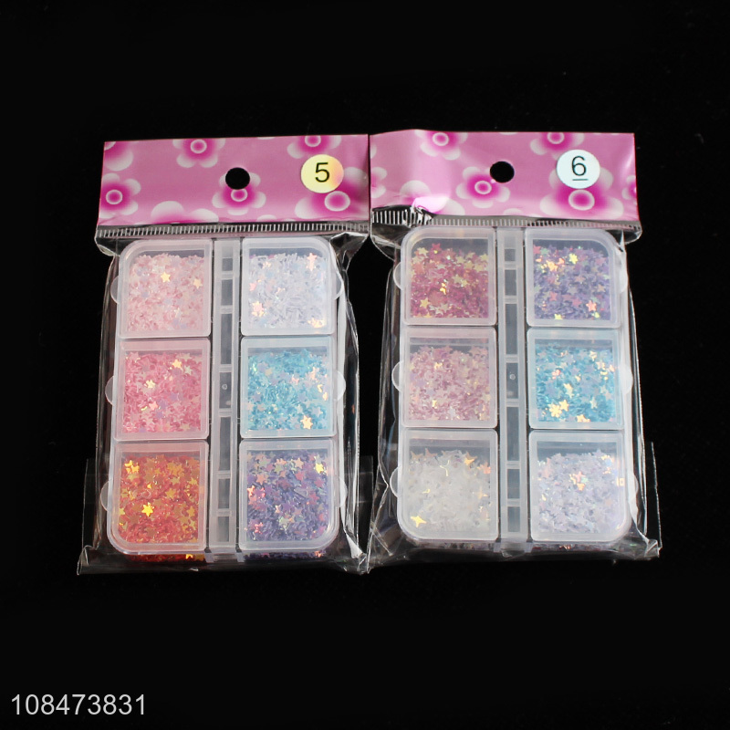 Good wholesale price nails sequins manicure decorations