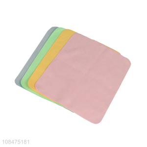 Hot sale reusable lint free sea-island fiber glasses cleaning cloth