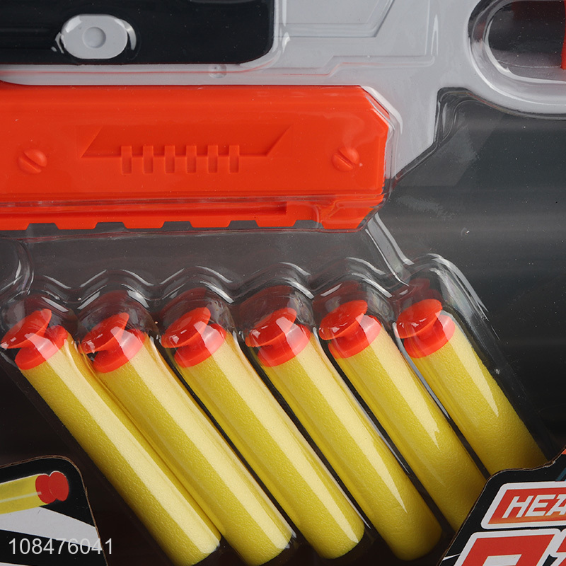 High quality plastic shell soft bullet toy gun with eva foam bullets