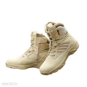 Top selling breathable outdoor men hiking tactical boots