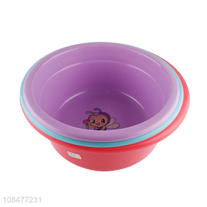 Top selling multicolor plastic basin wash basin wholesale