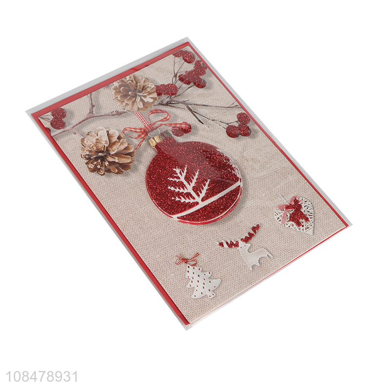 Hot selling holiday Christmas greeting cards for saying thanks