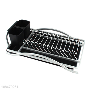 Good quality aluminum wire kitchen countertop dish drainer rack wholesale