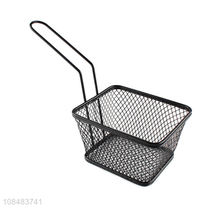 China factory kitchen french fries basket snack basket for sale