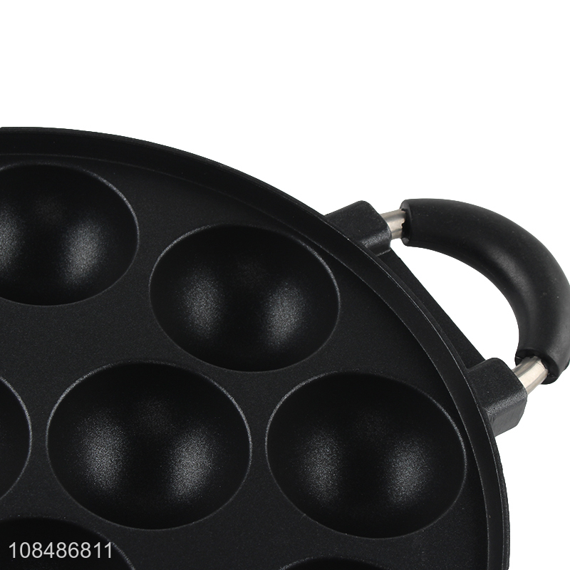 Factory supply aluminum cake pan black round cake non-stick pan