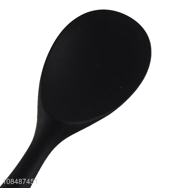 Wholesale food grade heat resistant anti-scald silicone rice scoop spoon