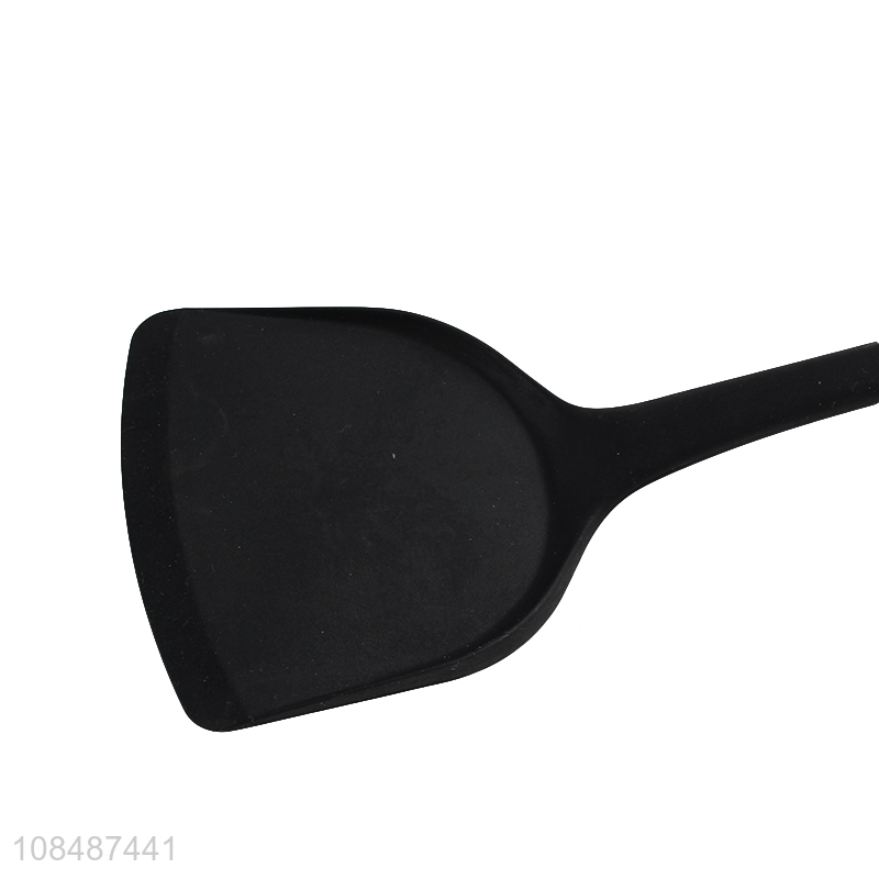 Hot sale heat resistant silicone cooking spatula Chinese style wok spatula