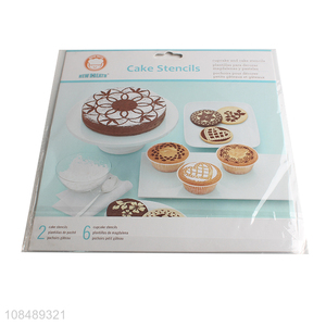 Best sale cake baking tools cake art stencils for decoration