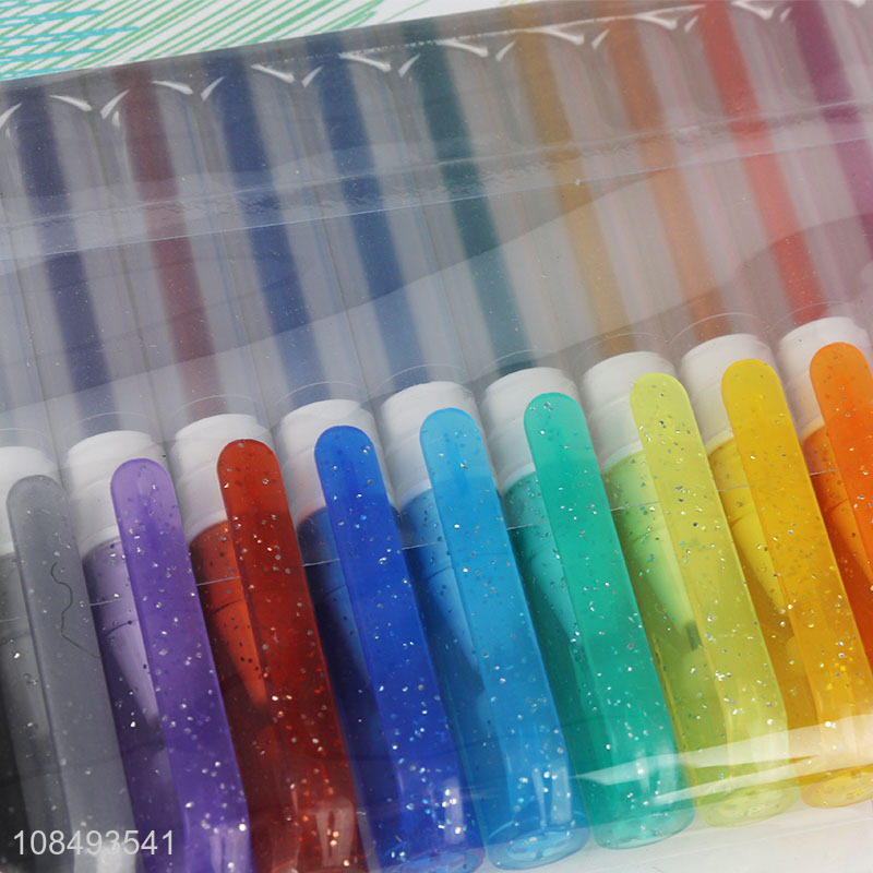 New arrival 12 colors gel pen hand account pen for sale