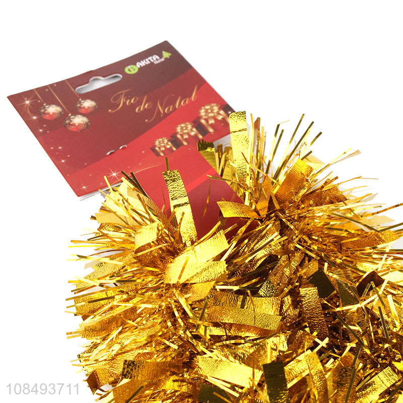 Wholesale glitter tinsel Christmas tinsel Christmas hanging decoration