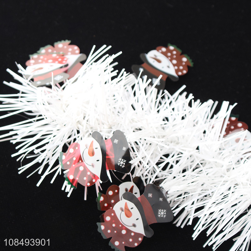 New products Christmas tinsel Xmas tree hanging ornaments artificial wreath