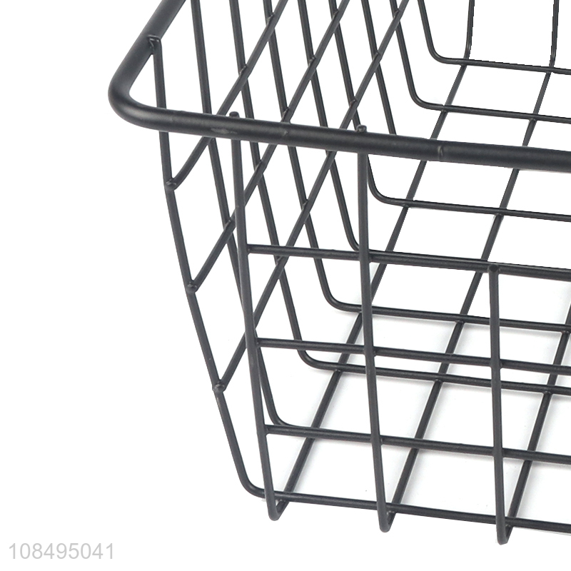 High quality metal storage basket kitchen bread basket