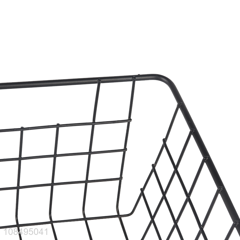 High quality metal storage basket kitchen bread basket