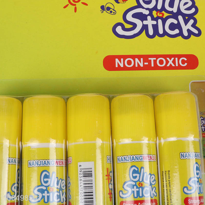 Online wholesale 5pieces non-toxic glue stick solid gum set