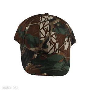 High quality camouflage baseball cap 6 panels baseball hat