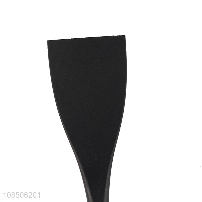 Good price non-stick nylon spatula turner with long metal handle