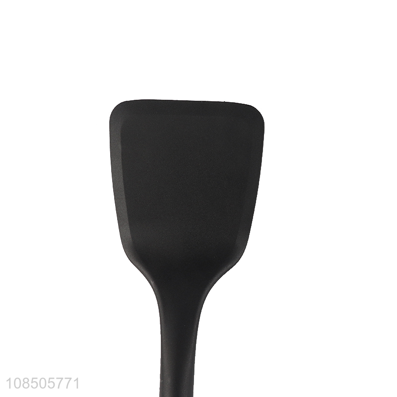 Wholesale non-stick nylon spatula turner with wood grain handle