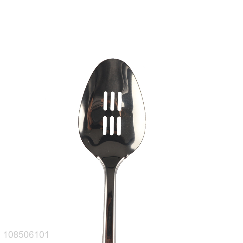 High quality stainless steel basting spoon for cooking mixing