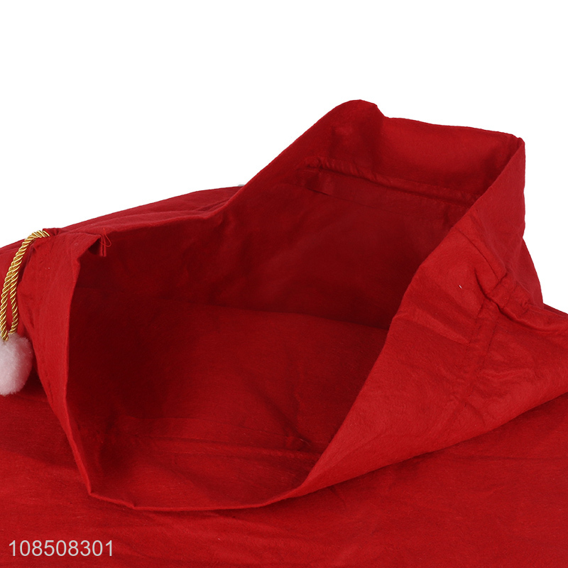 Wholesale Christmas drawstring bag for Christmas gift packaging