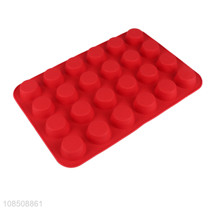 High quality thickend reusable 24-cavity silicone cake mold