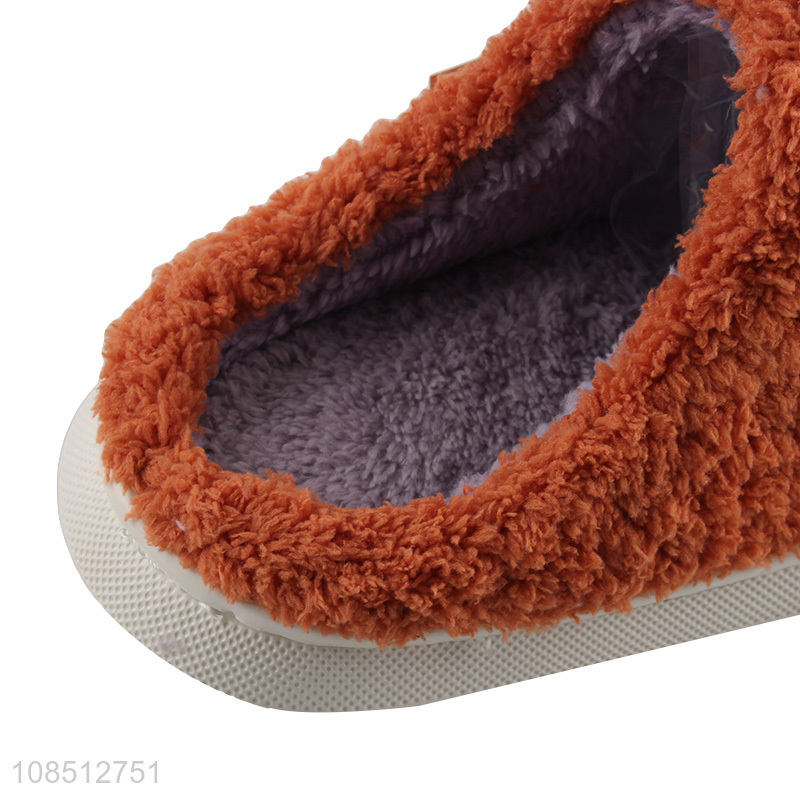 High quality soft cozy indoor slides winter house shoes for women