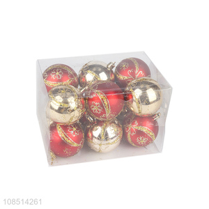 Good price 12pcs Christmas ball set Christmas decoration supplies