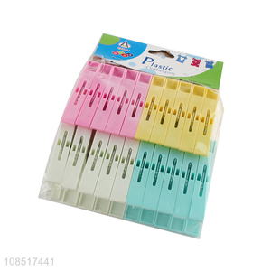 Yiwu market plastic clips non-slip clothes pegs for sale